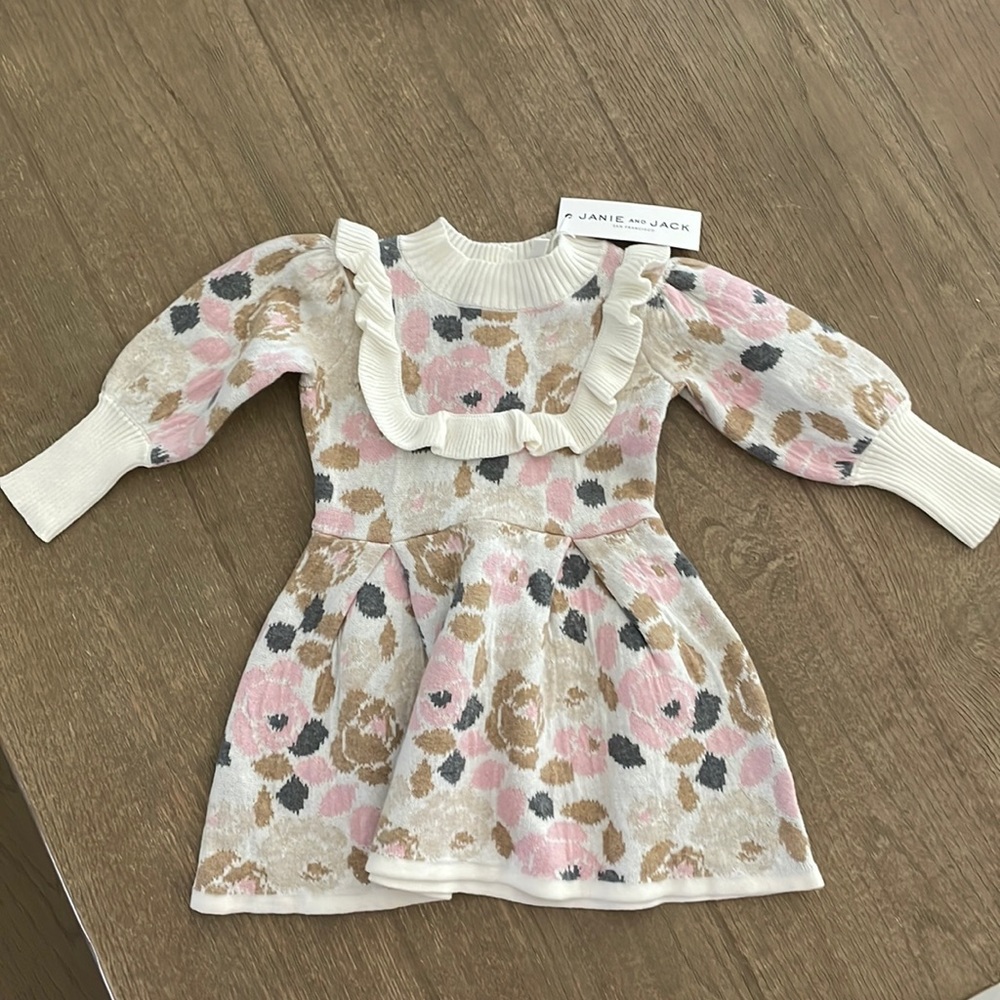 Janie & Jack Dress 6-12 Month NWT